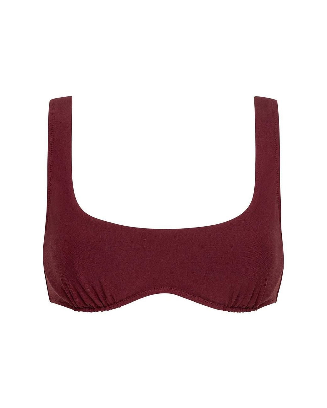 Montce Red Kaia Sport Bikini Top