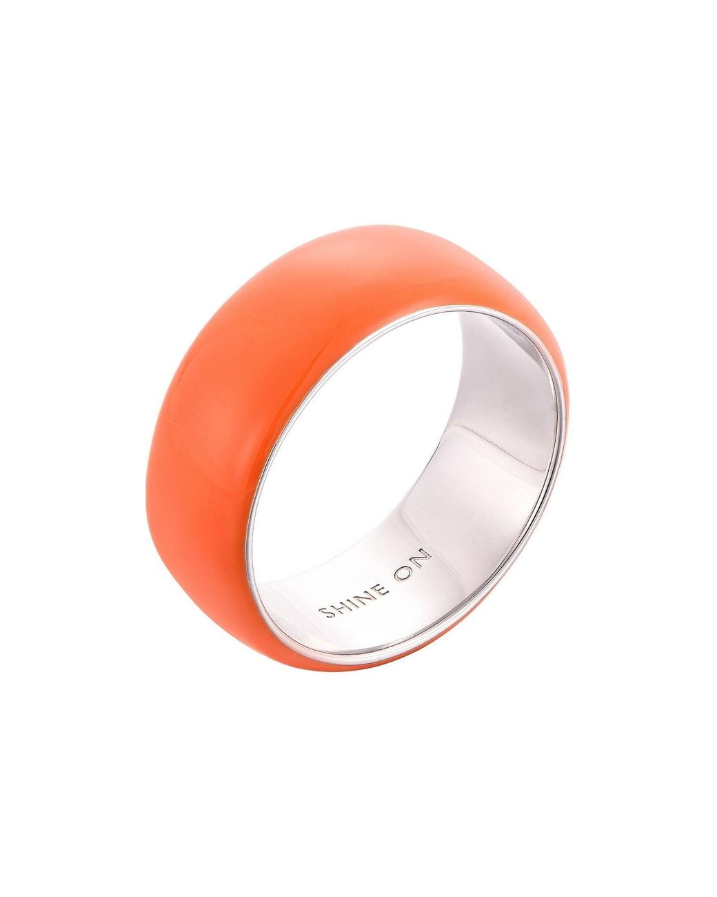 Pinnole White Thick Ring