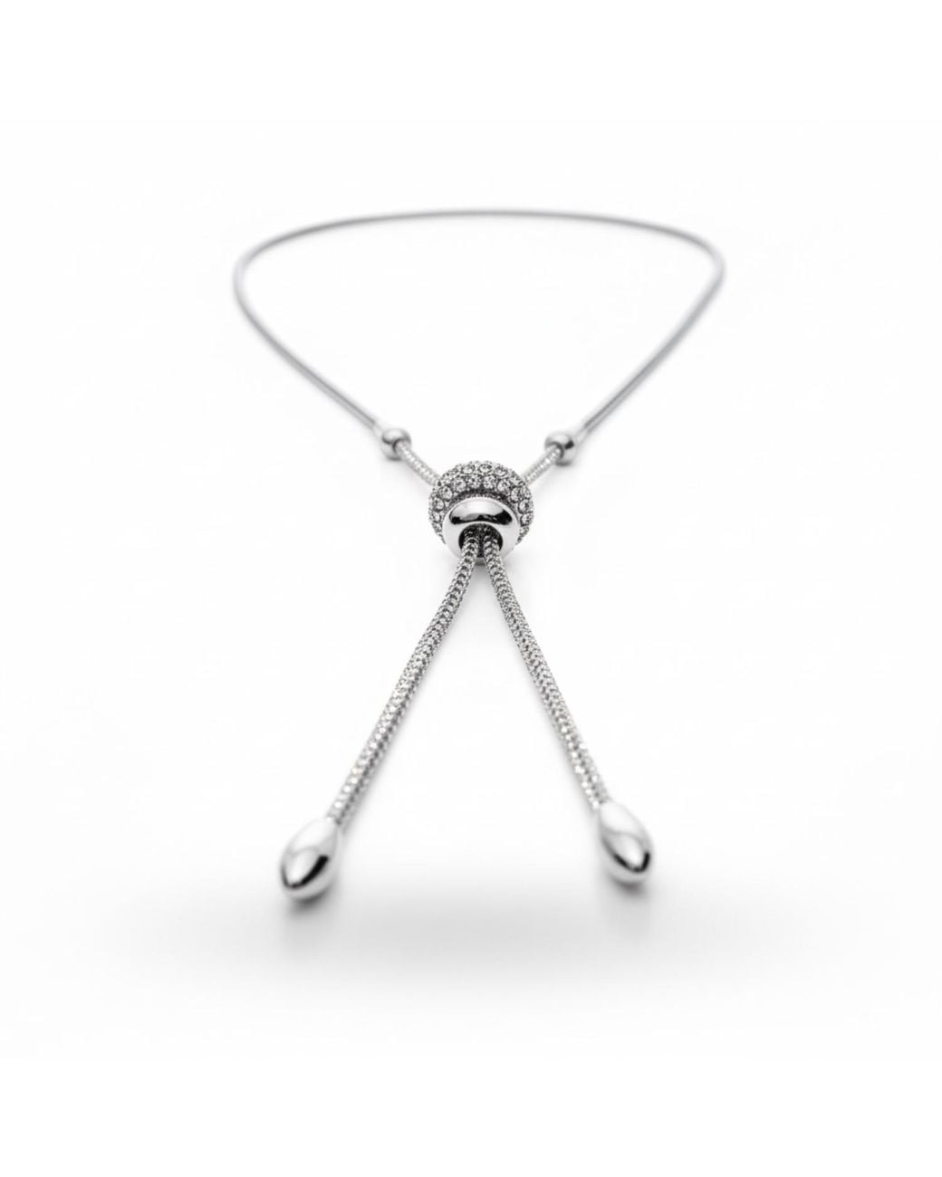 Vicky&Nico Metallic Sphere Bolo Necklace