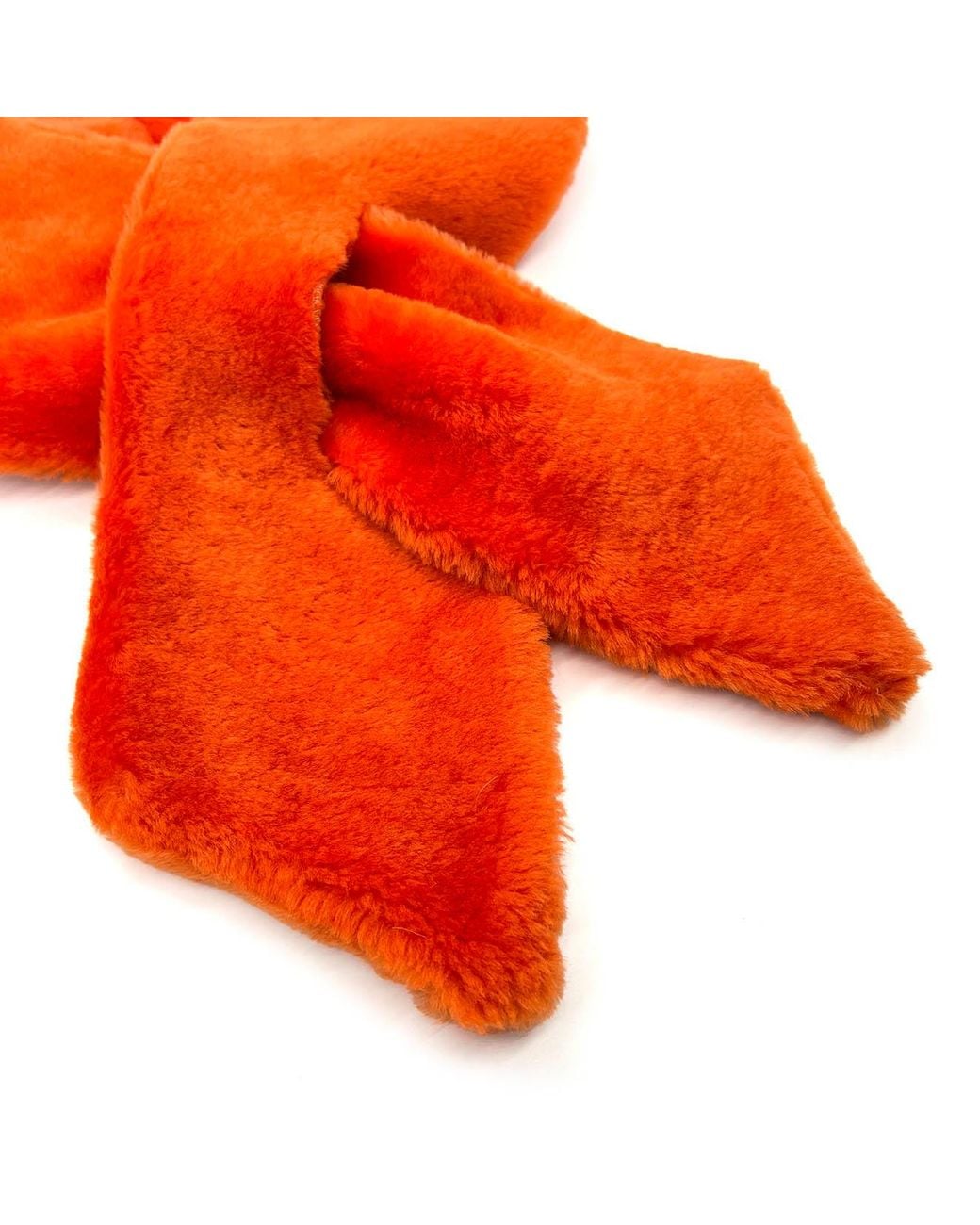 Maku Uk Fifi Sheepskin Scarf Long in Red | Lyst
