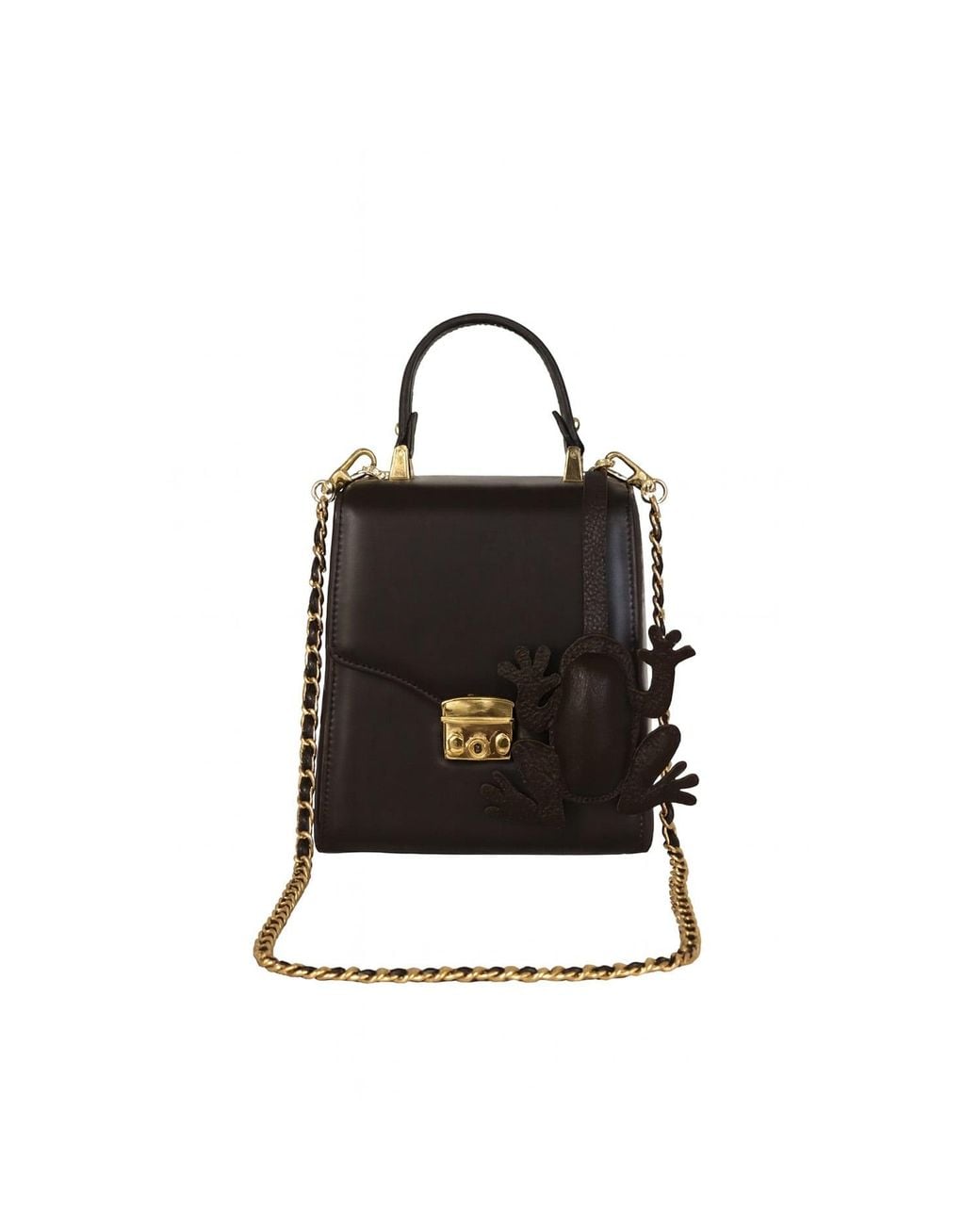 F3Rog by Rana Black Crossbody Box Bag