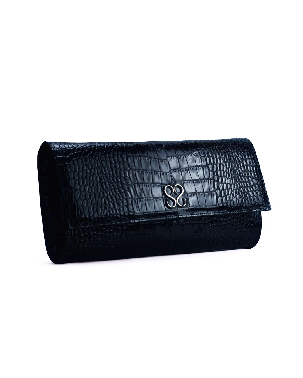 Stessa by Sarah Black The Valentina Croc Clutch