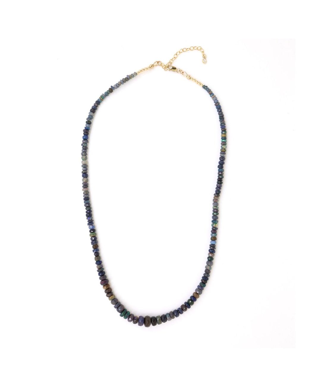 Shar Oke Metallic Ethiopian Opal Necklace