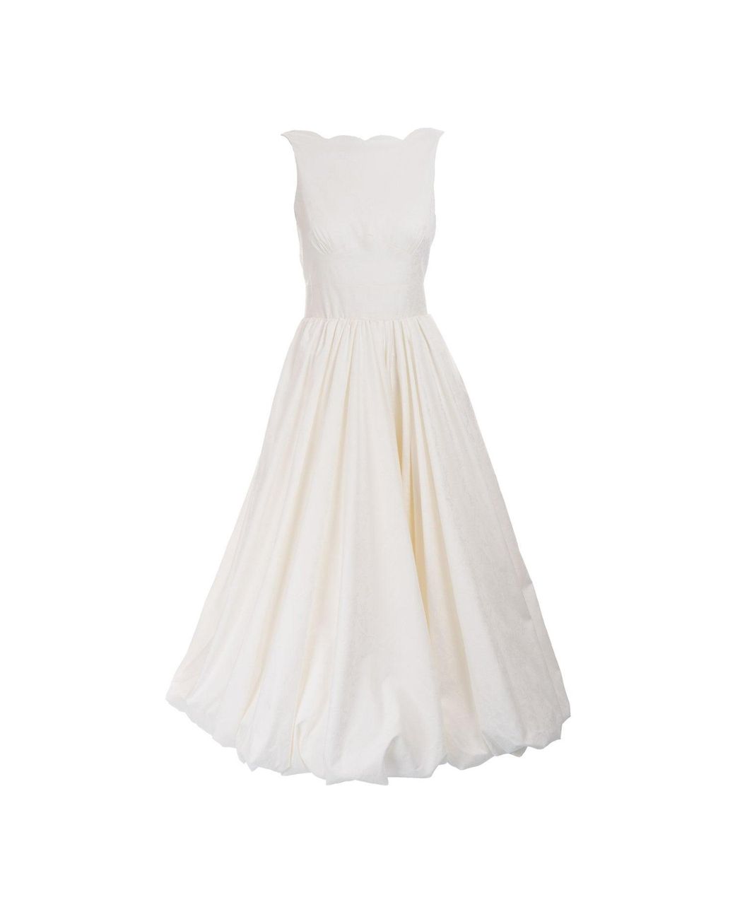 Sofia Tsereteli White Flair Ballgown