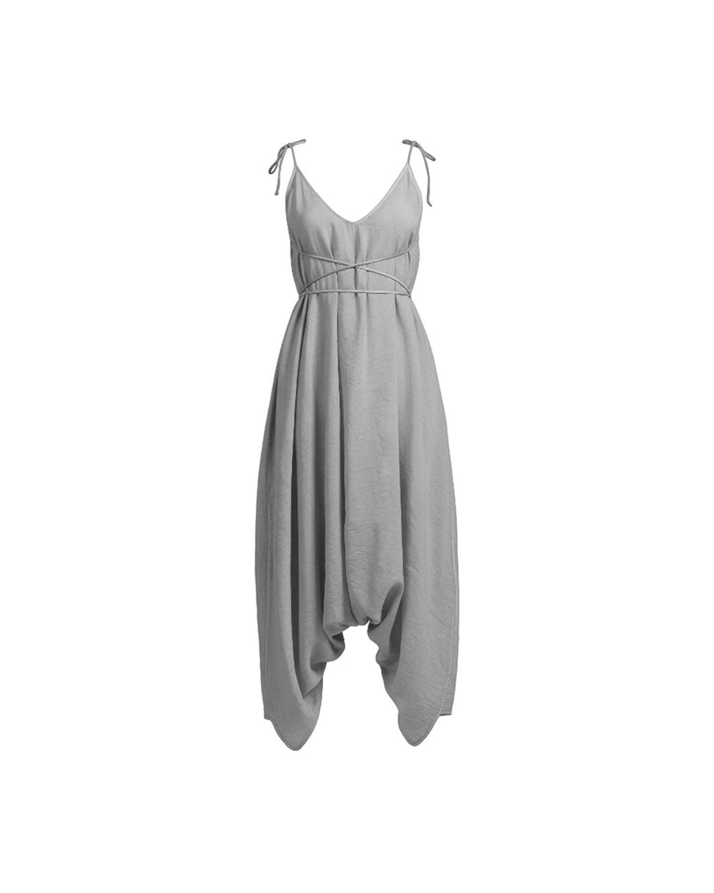 Zhenabia Gray Baris Jumpsuit
