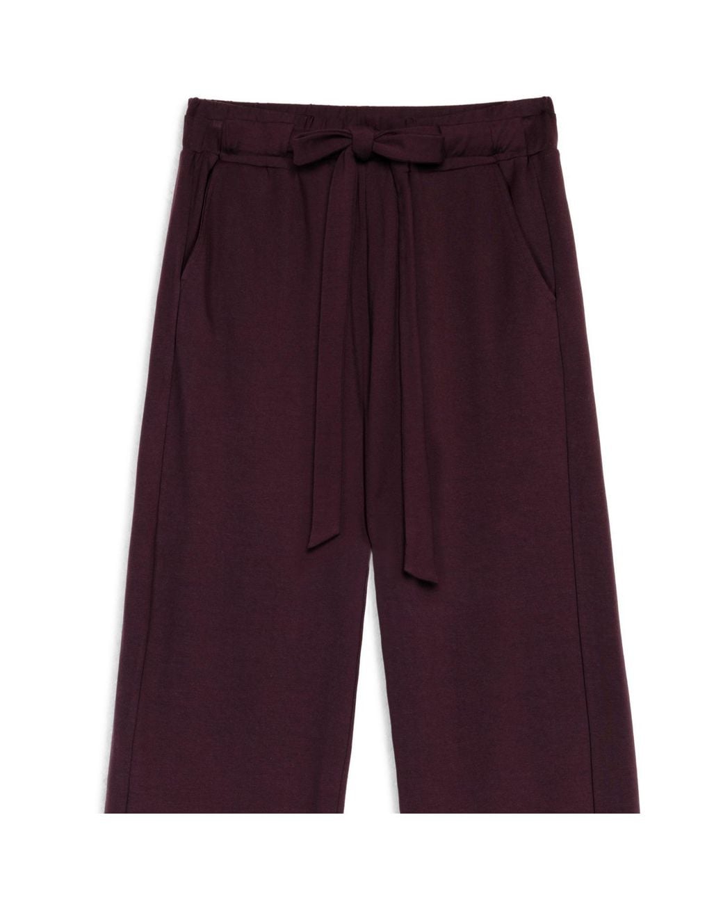 Weartwo London Purple Goddess Wide Leg Trousers, Burgundy