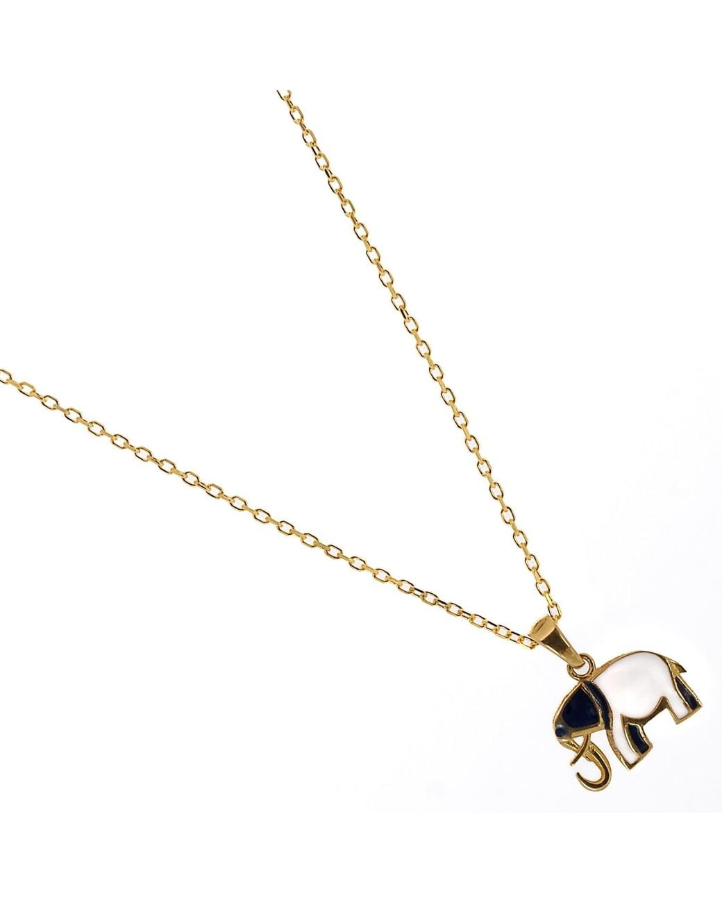 Ebru Jewelry Metallic And Elephant Necklace
