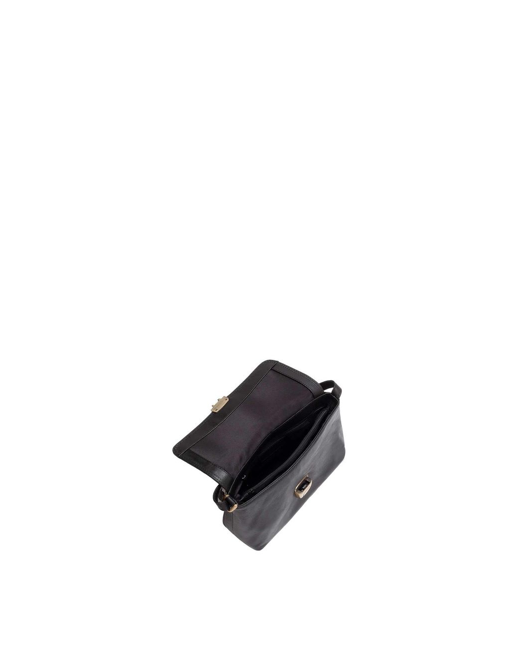 Lloyd Baker Black Madurai Leather Crossbody Bag