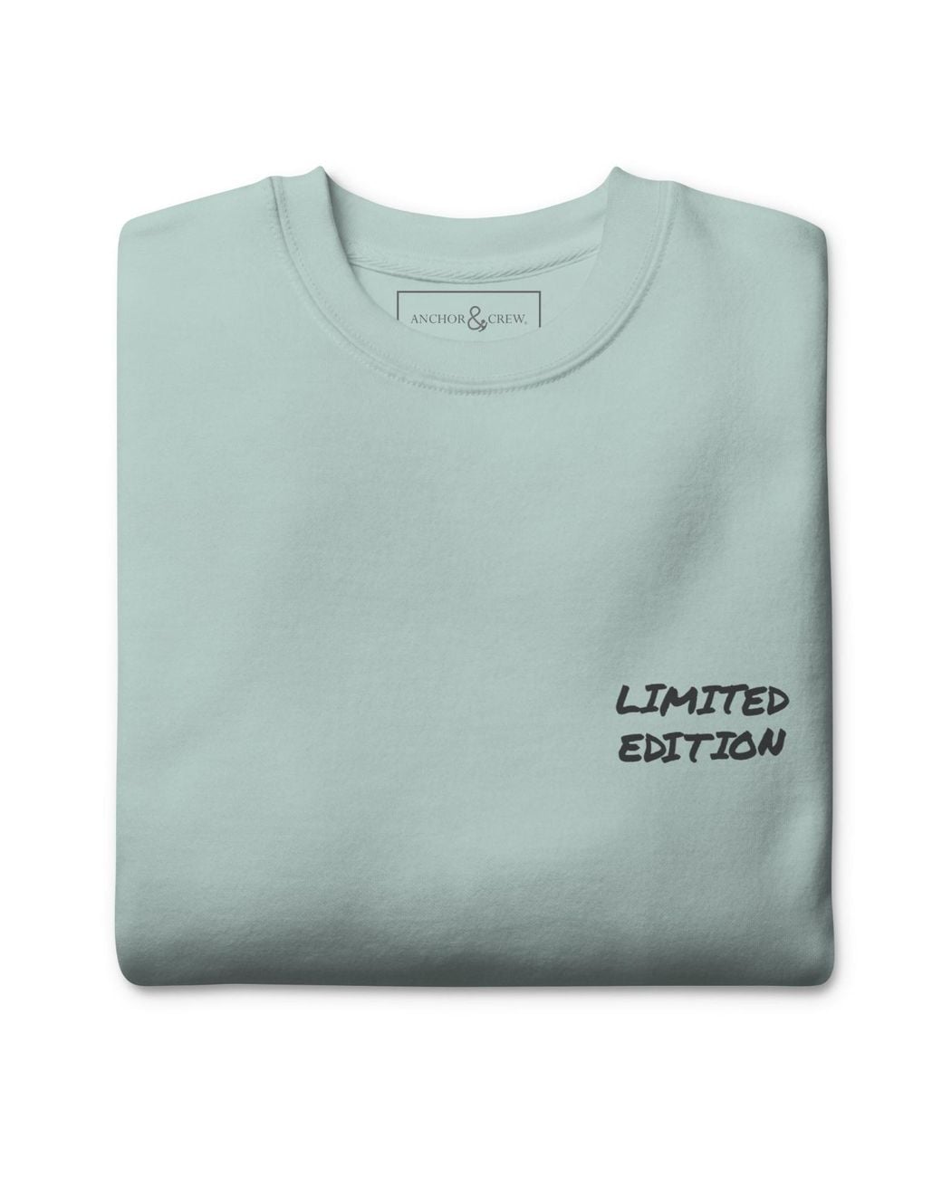 Anchor and Crew Green Ice Limited Edition Annotations Organic Cotton Sweatshirt