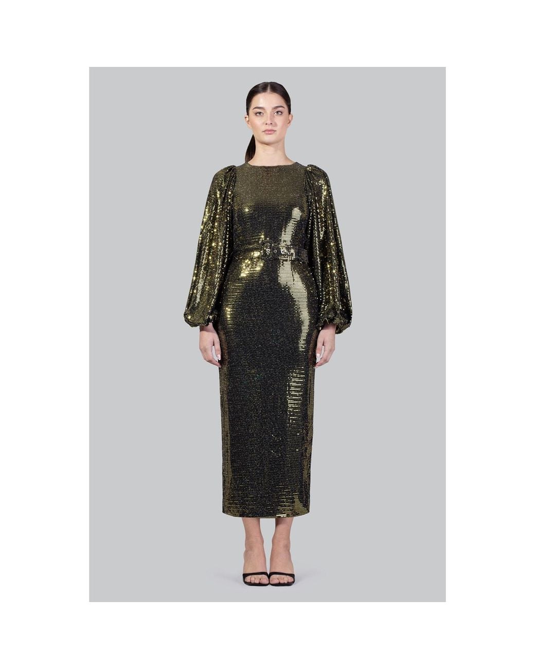 Meem Label Black Willow Sequin Dress