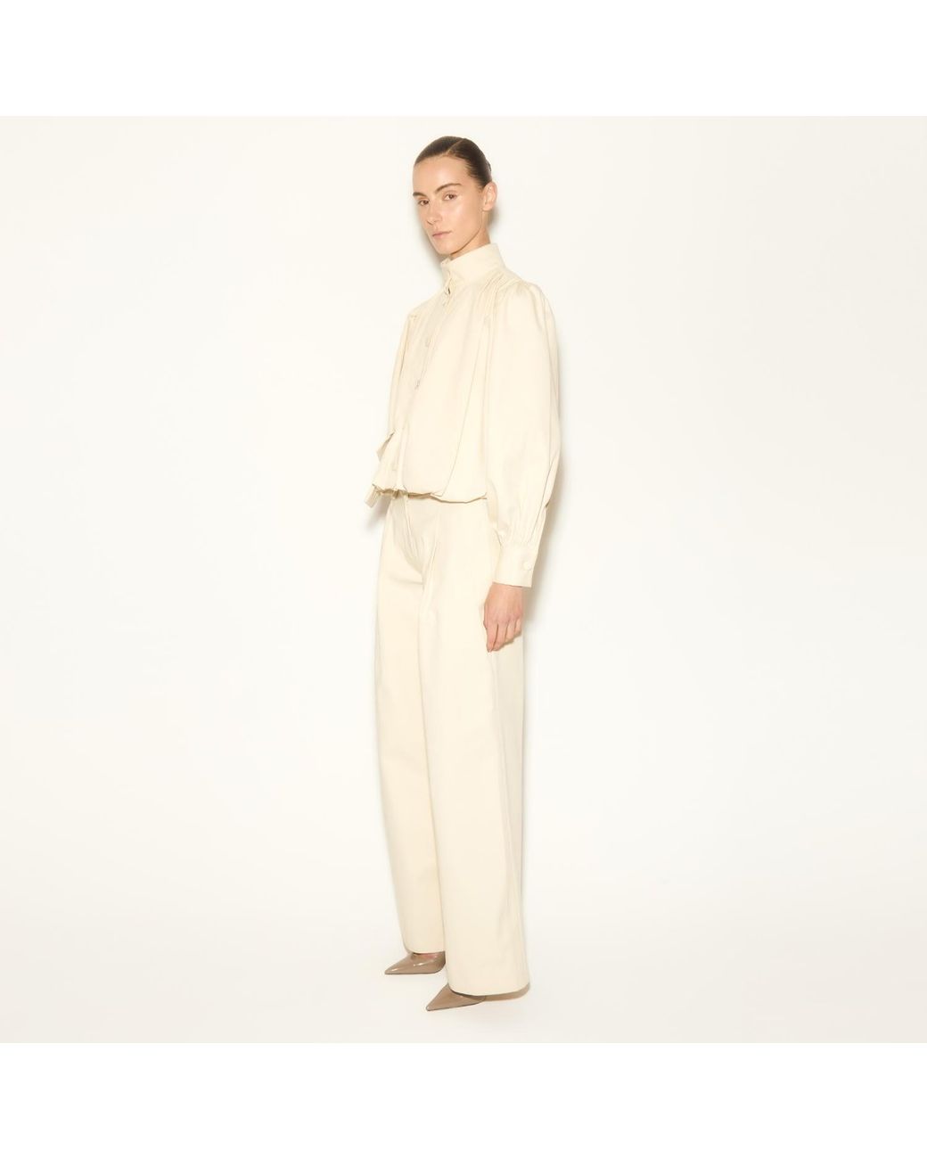 Herfetch Natural Neutrals Latte Wide Leg Pant Stone