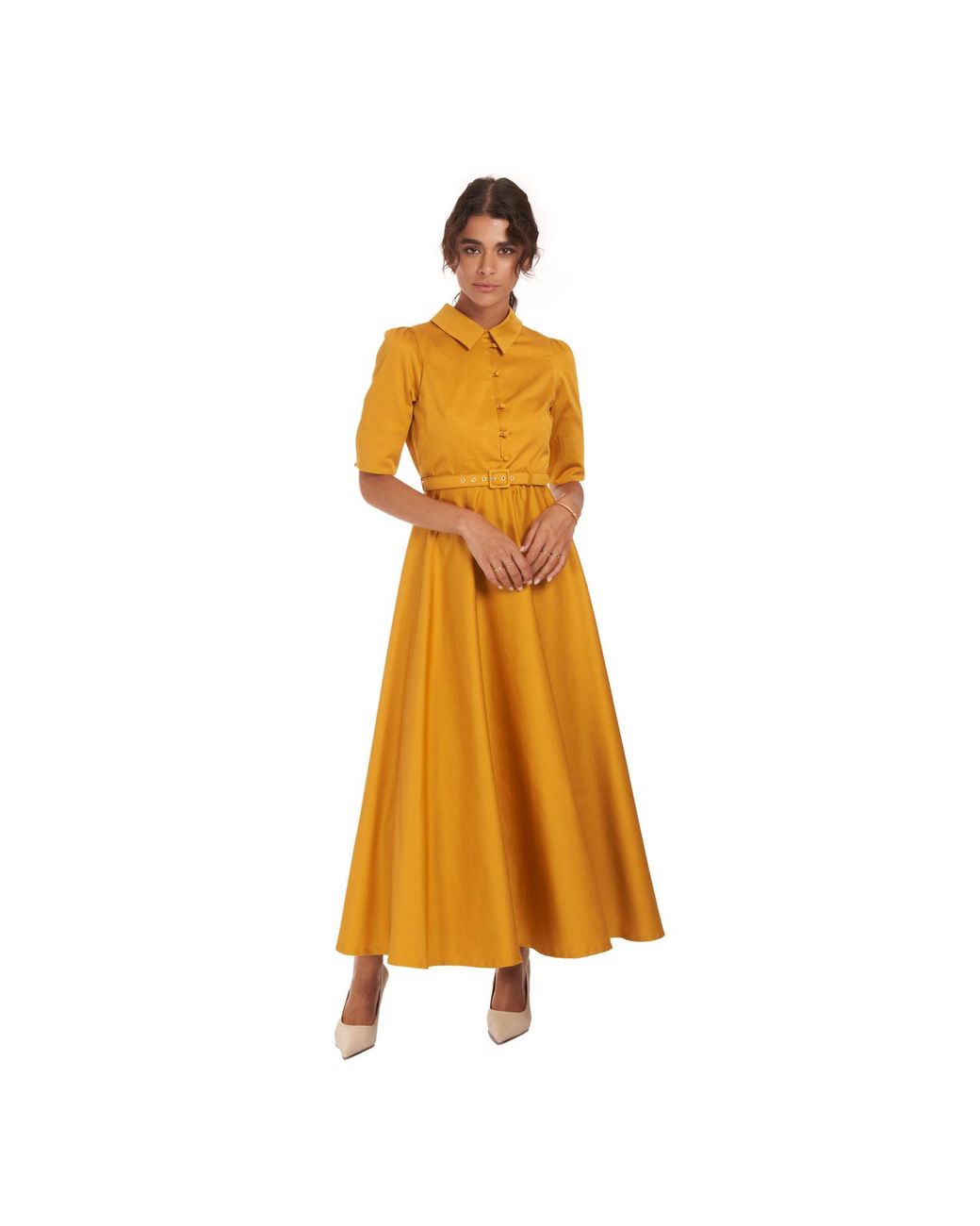 Sofia Tsereteli Yellow Sunbeam Dress