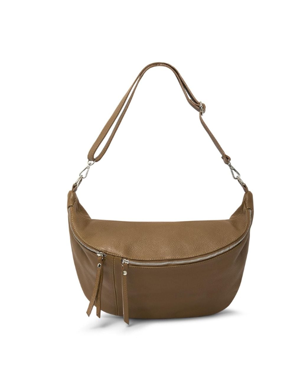 Betsy & Floss Brown Emilia Large Crossbody Waist Bag