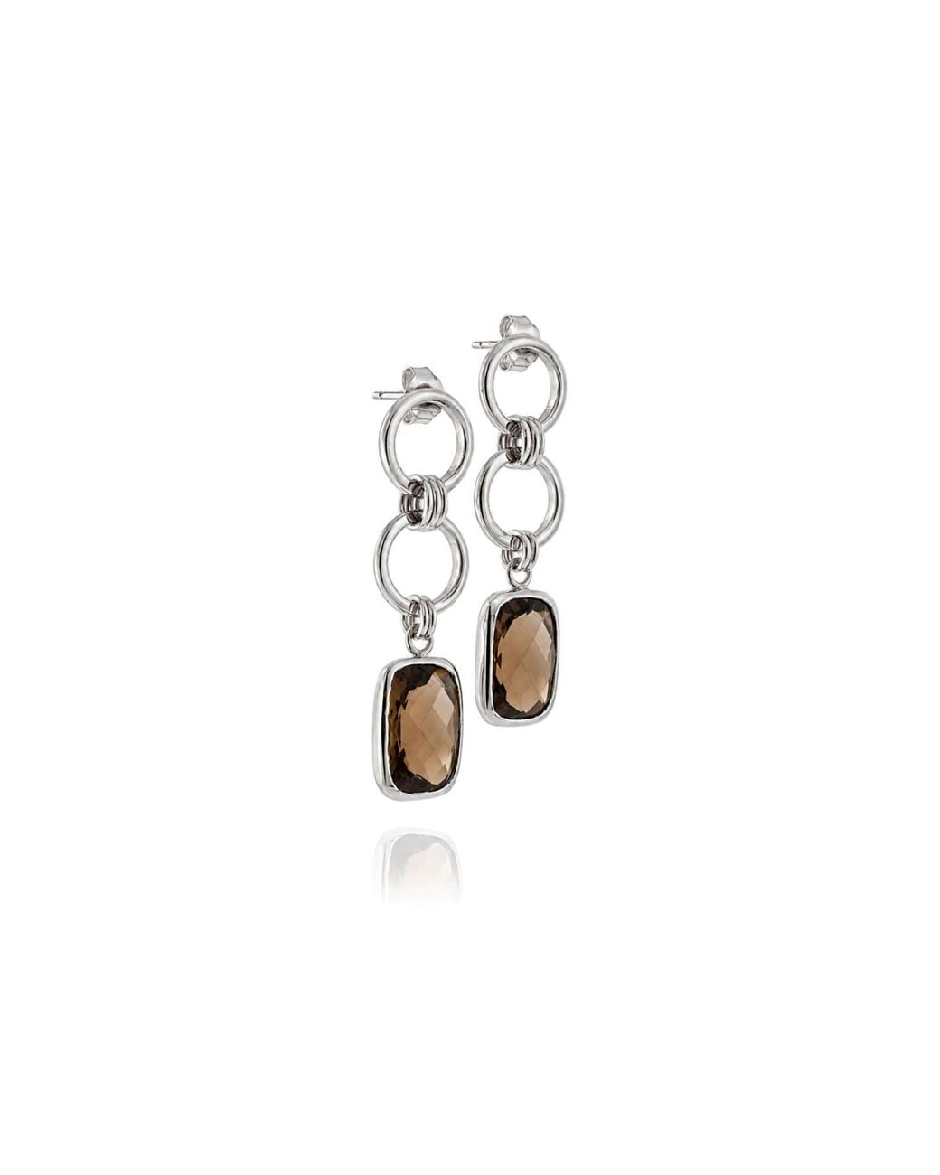 The Jewellery Store London Metallic Desert Sunlight Chandelier Earrings