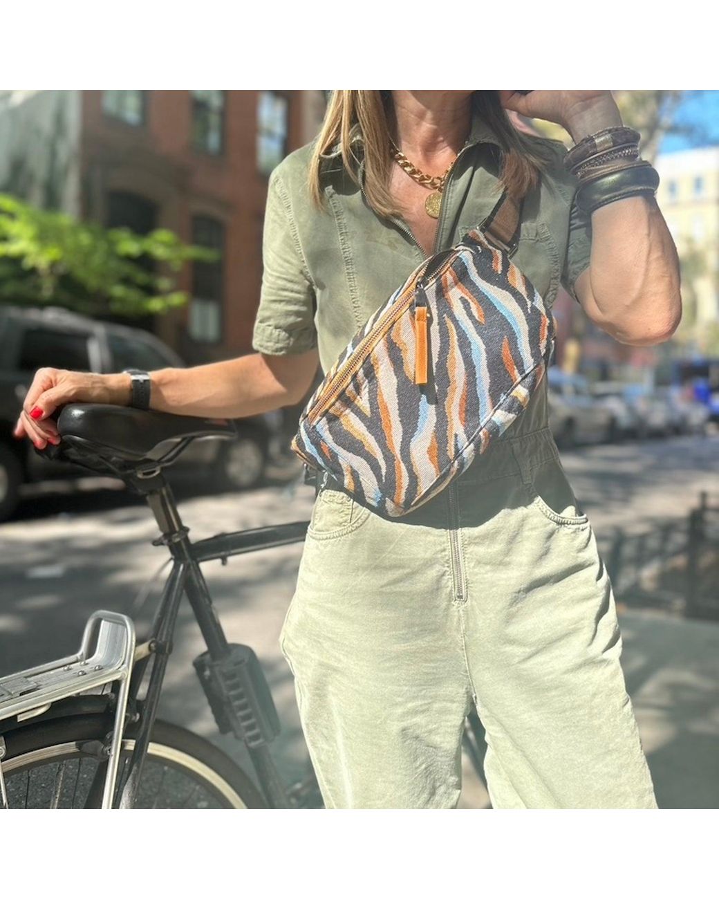 Zebra print fanny pack hotsell