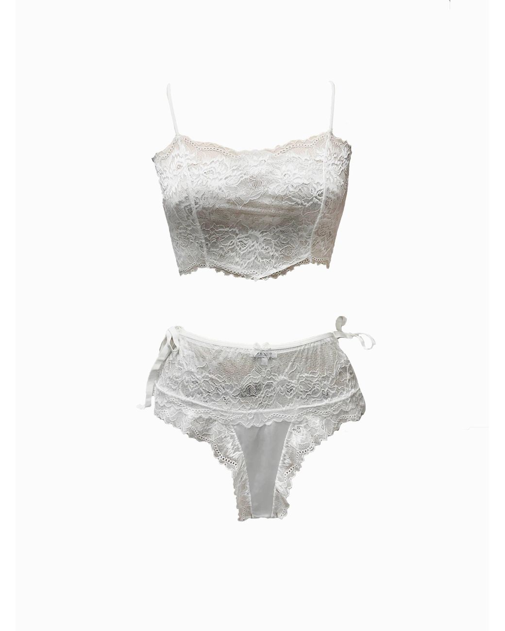 Carol Coelho White Paradox Off Stretch Set