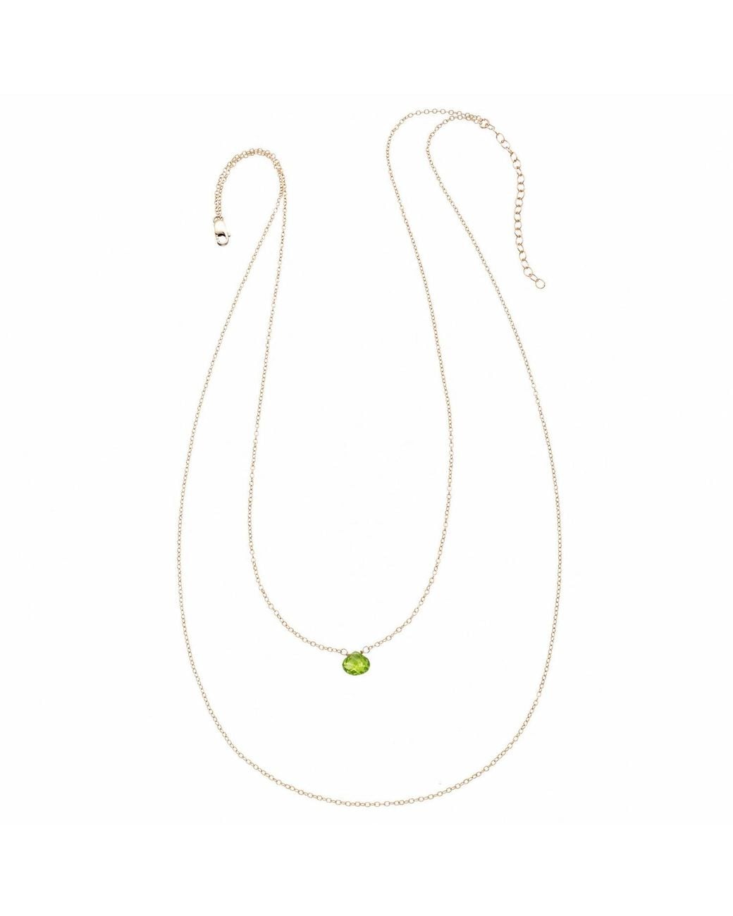 Heather Hawkins Jewelry White Tiny Gemstone Drape Necklace