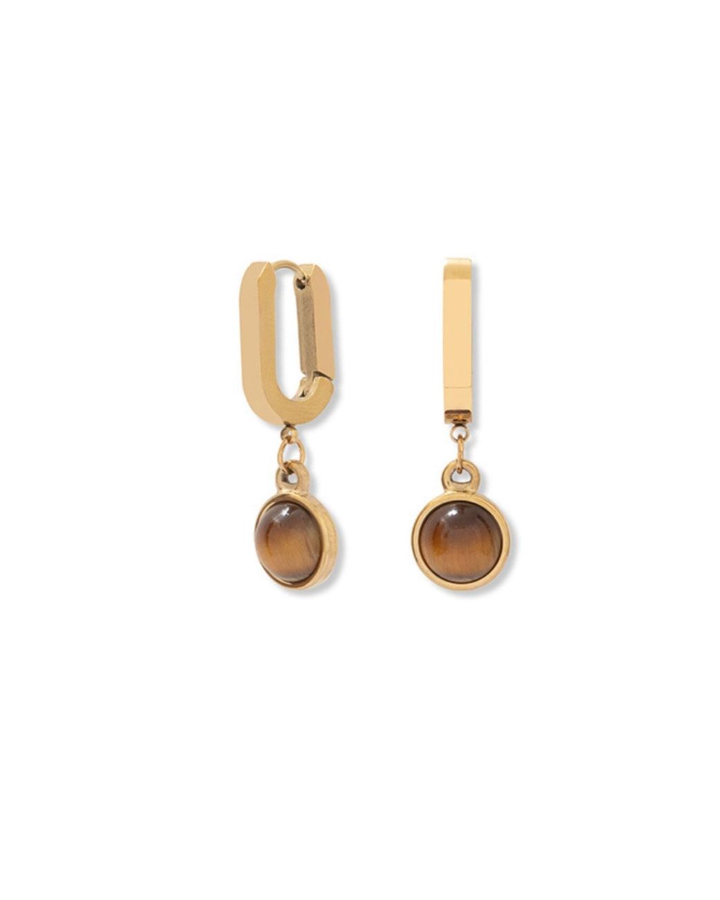 A Weathered Penny Metallic Indie Hoops