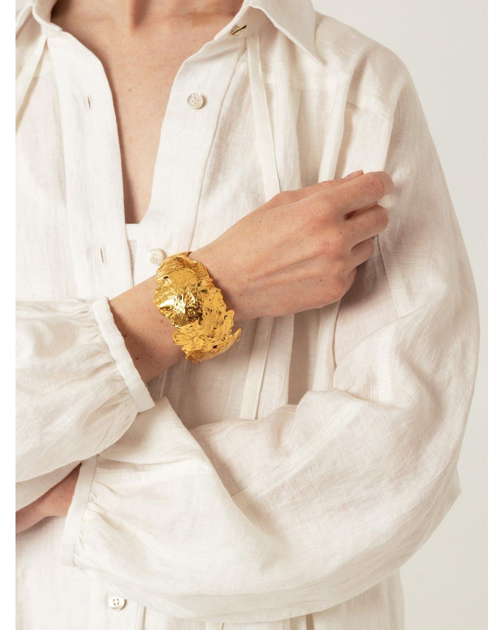 EVA REMENYI Metallic Origin Statement Bracelet