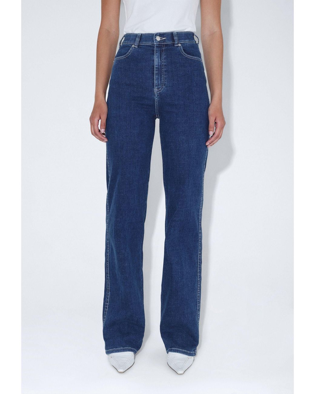 Dr. Denim Blue Moxy High Straight