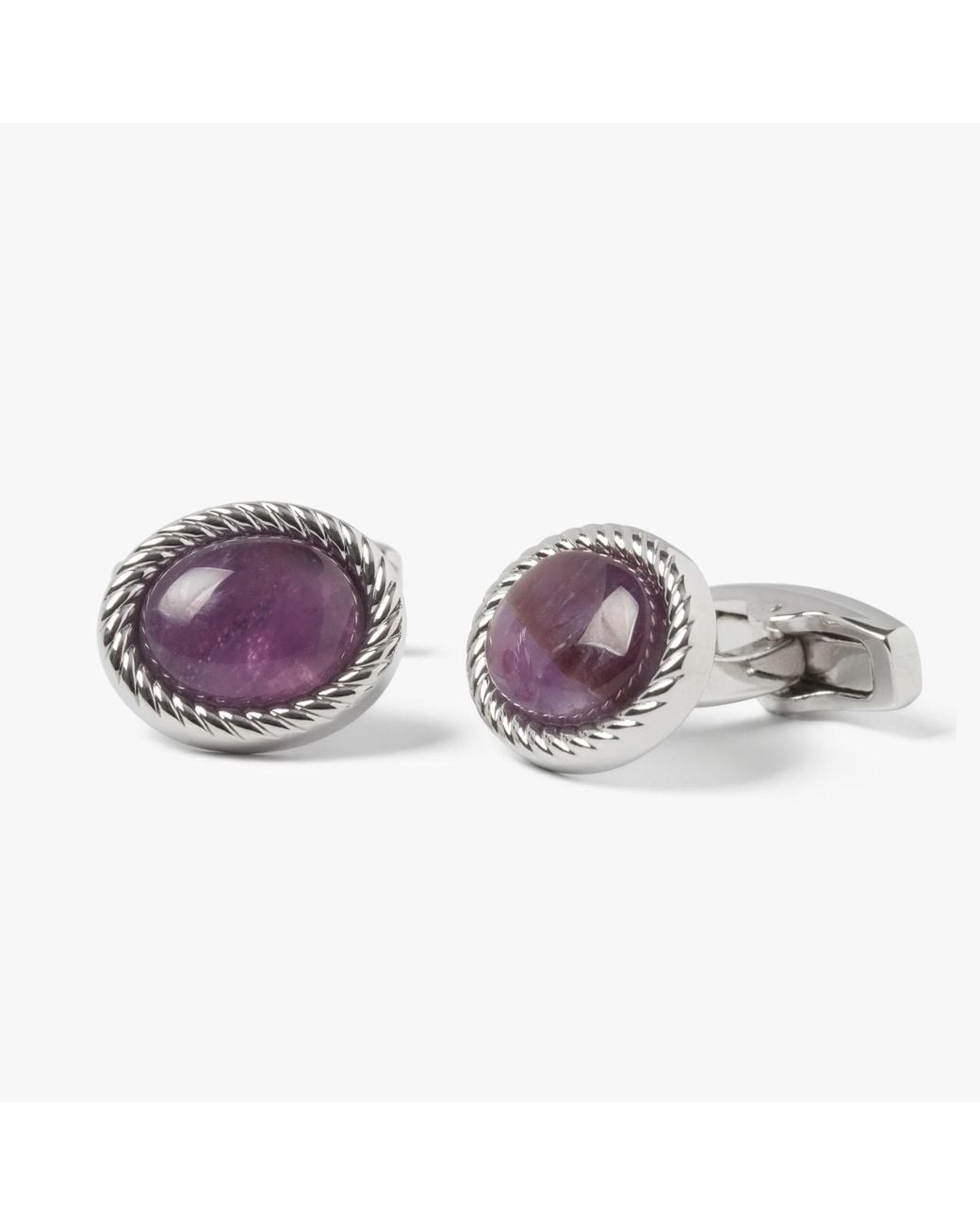 Simon Carter Purple Charles Amethyst Cufflink for men