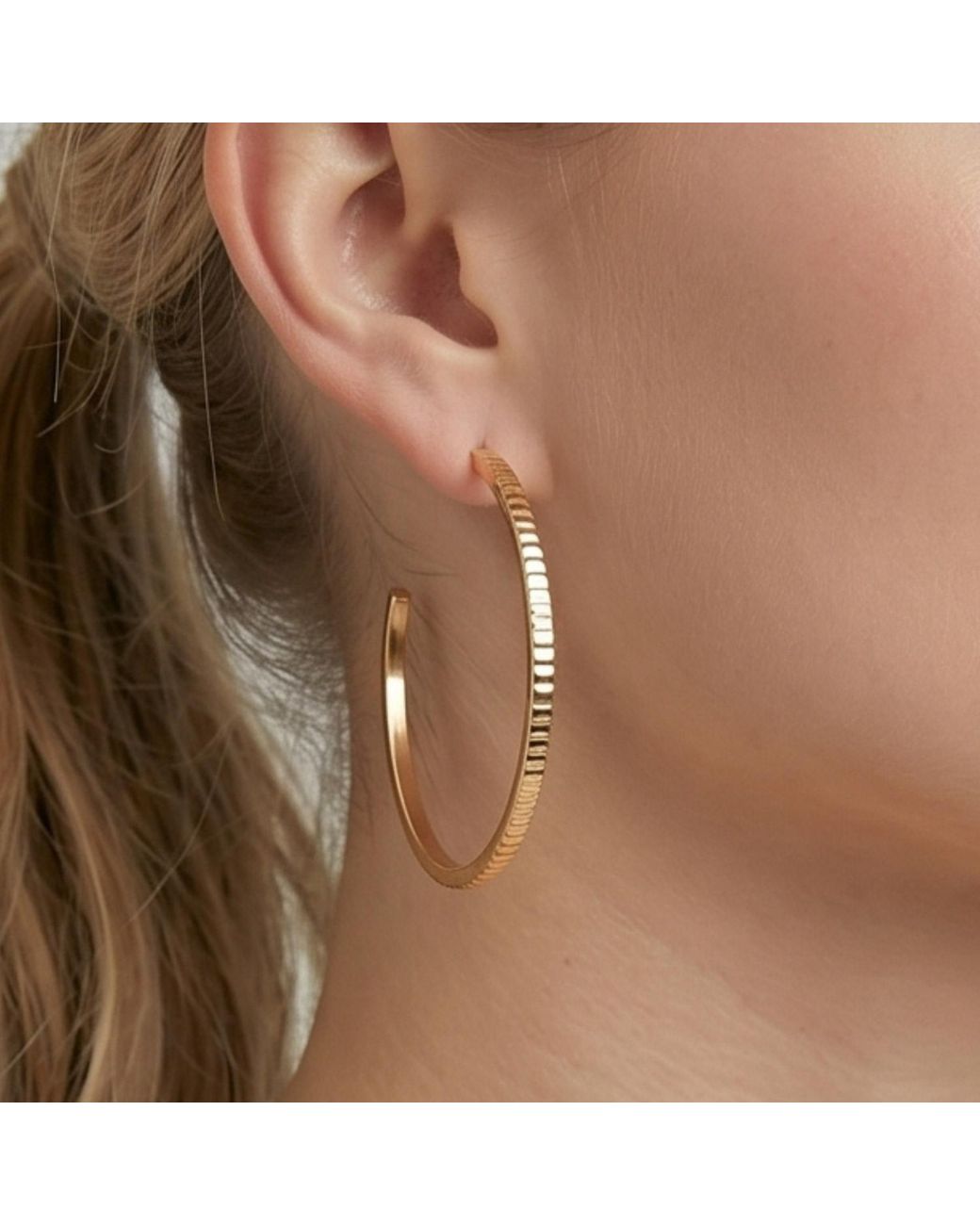 Uchi and Soto Metallic Shikaku Thin Earrings