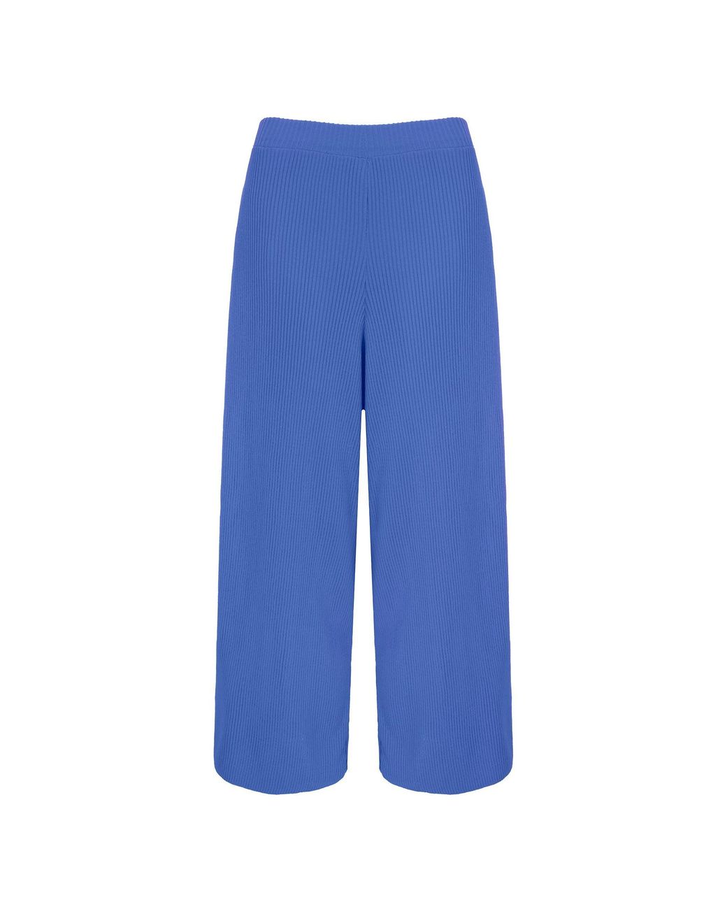 Cara & The Sky Blue Martha Wide Leg Co Ord Knitted Trousers