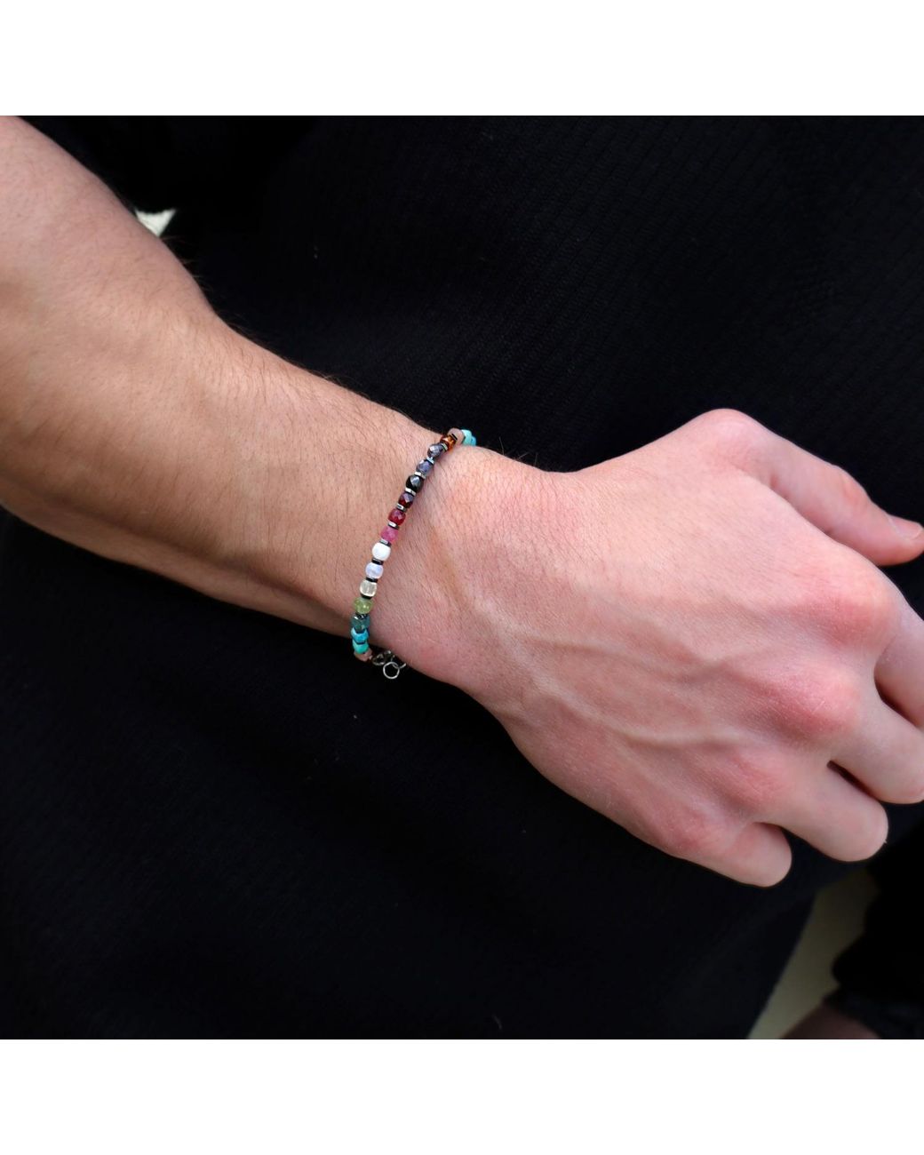 Mineralgems•Studio Blue Gemstone Bracelet for men