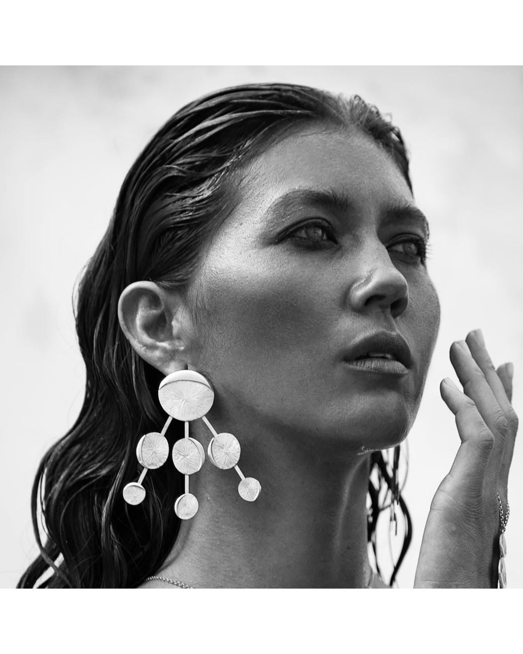 Sophie Simone Designs Metallic Sputnik Earrings
