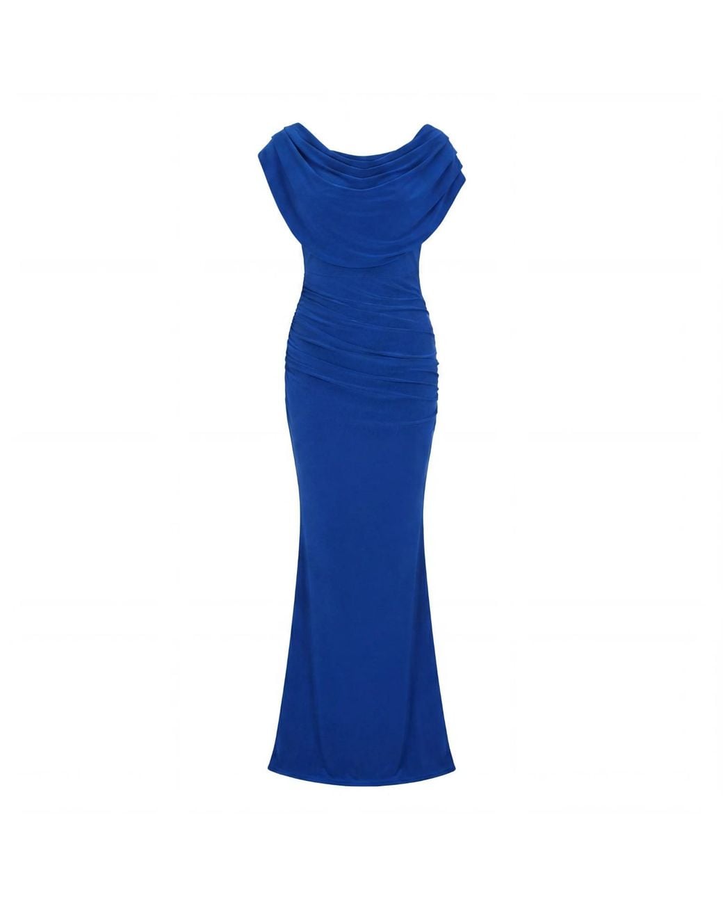 Atom Label Blue Platinum Gown