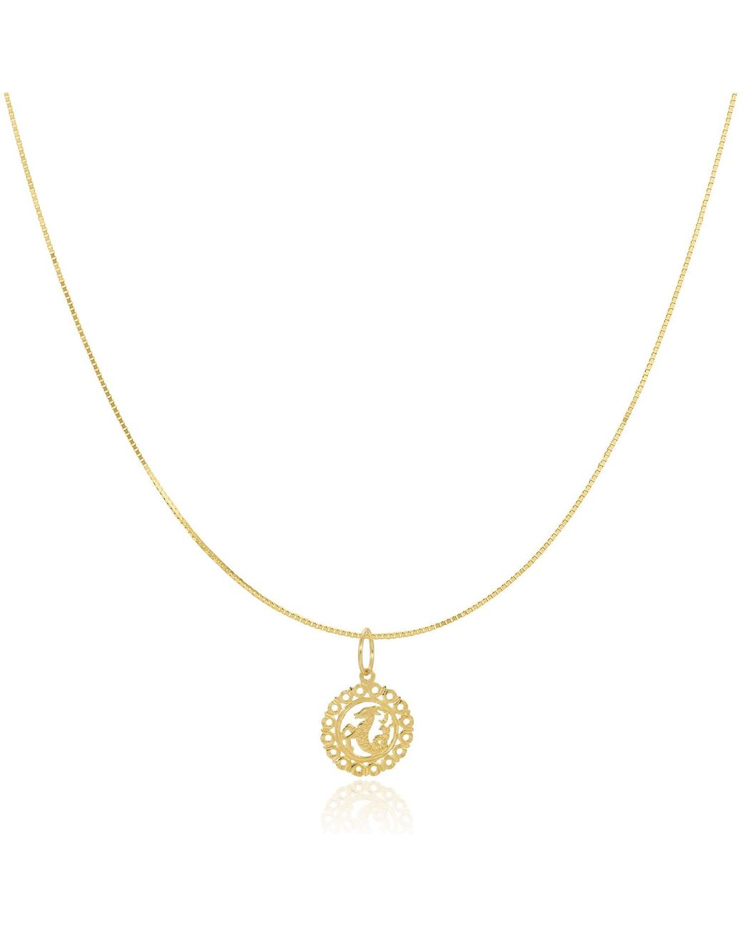 Maya Brenner Metallic Zodiac Necklace