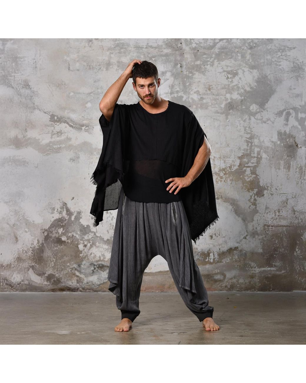 Zhenabia Black Leila Top