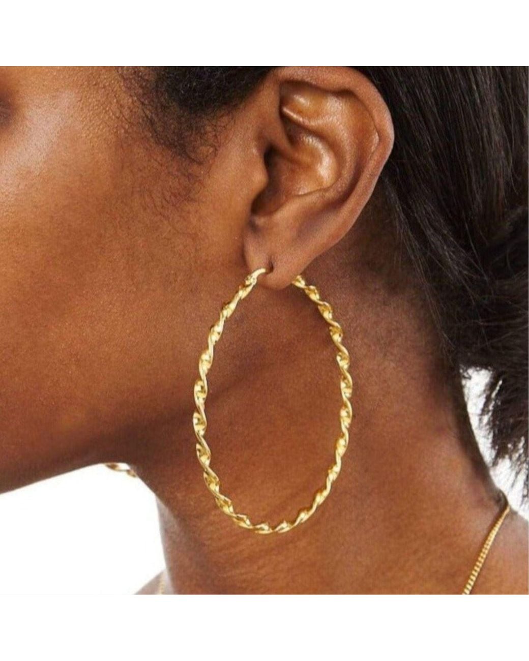 Hoops + Chains LDN Metallic Rhi Rhi Hoops