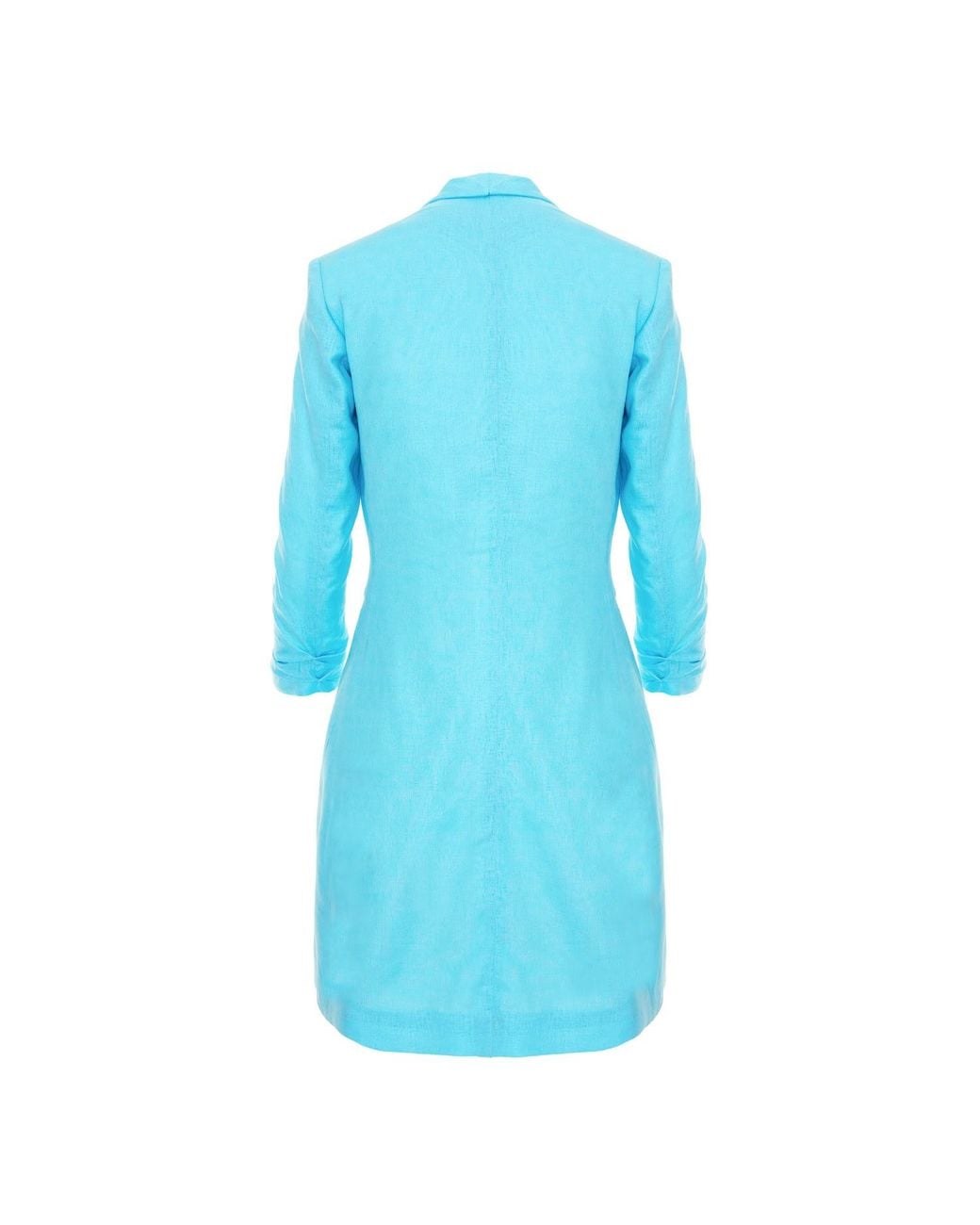 AVENUE No.29 Blue Asymmetric Tailored Blazer Dress