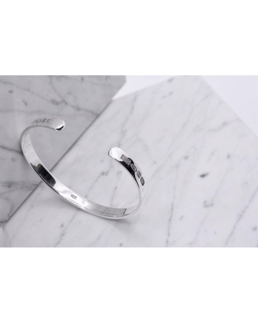 Ware Collective Black Curve Bangle for men