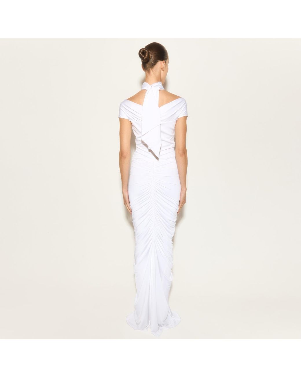 Herfetch White Maxi Athene Dress