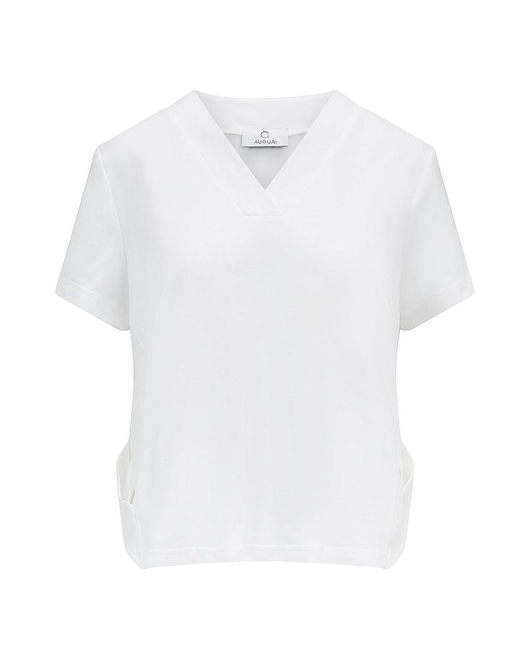 Auguri White Crossover T-Shirt