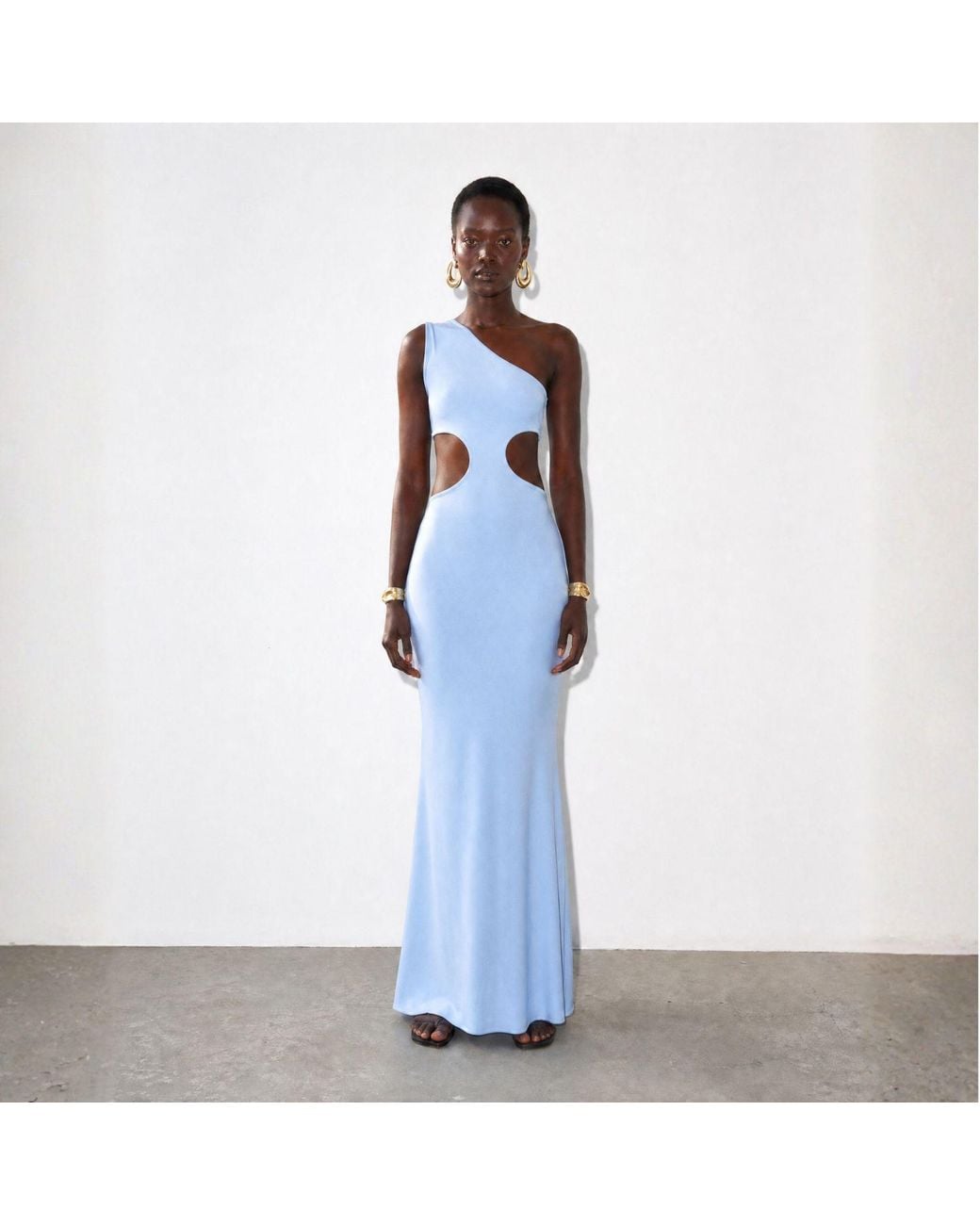 Alia Studio Blue Elara Maxi Dress