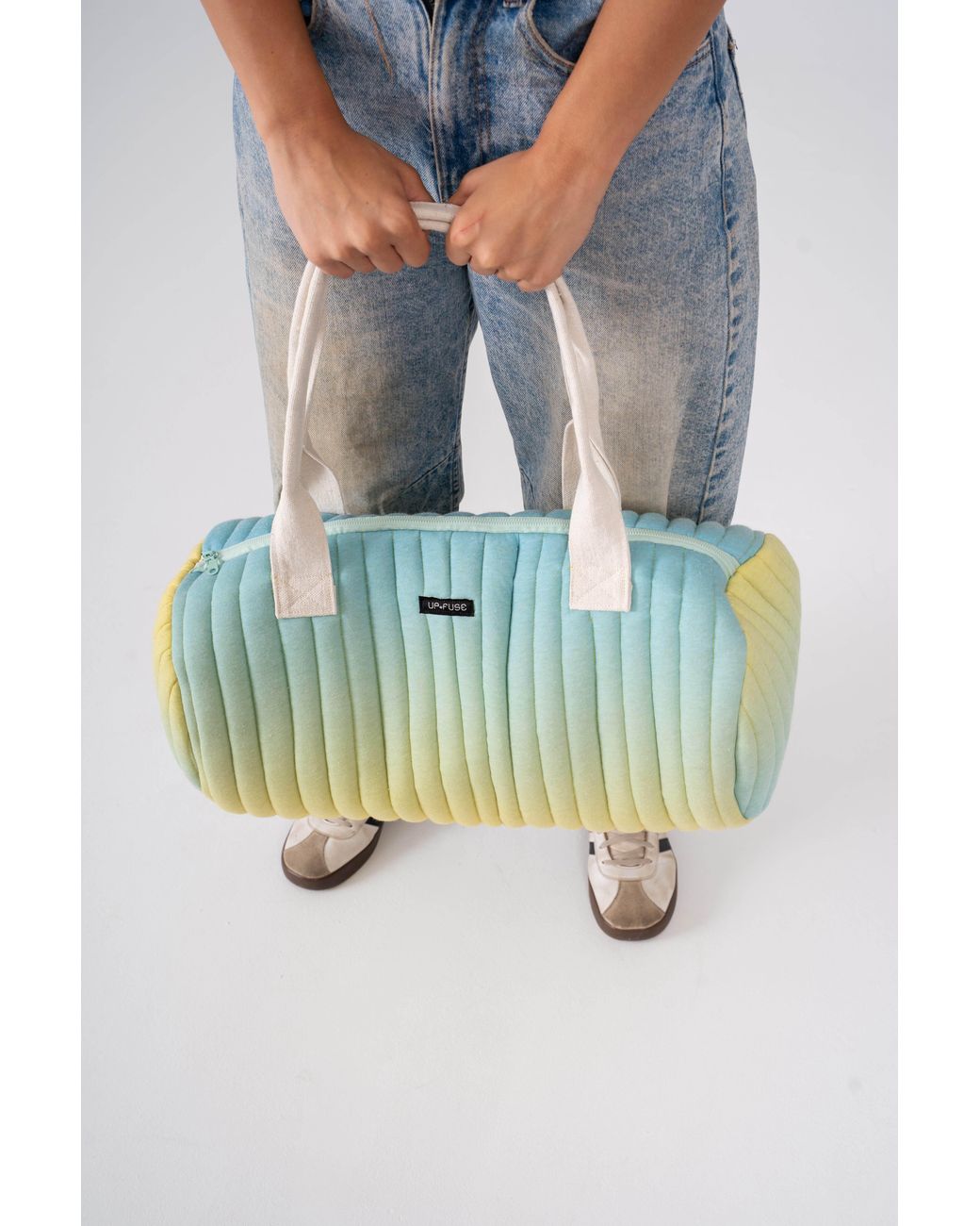 Up-fuse Yellow Duffle Bag