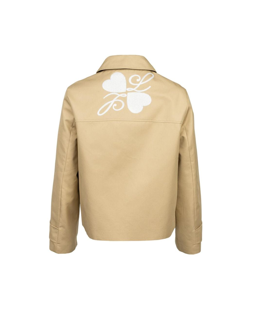 House of Laines London Natural Neutrals Laines Couture Hand Embellished Monkey Cropped Trench