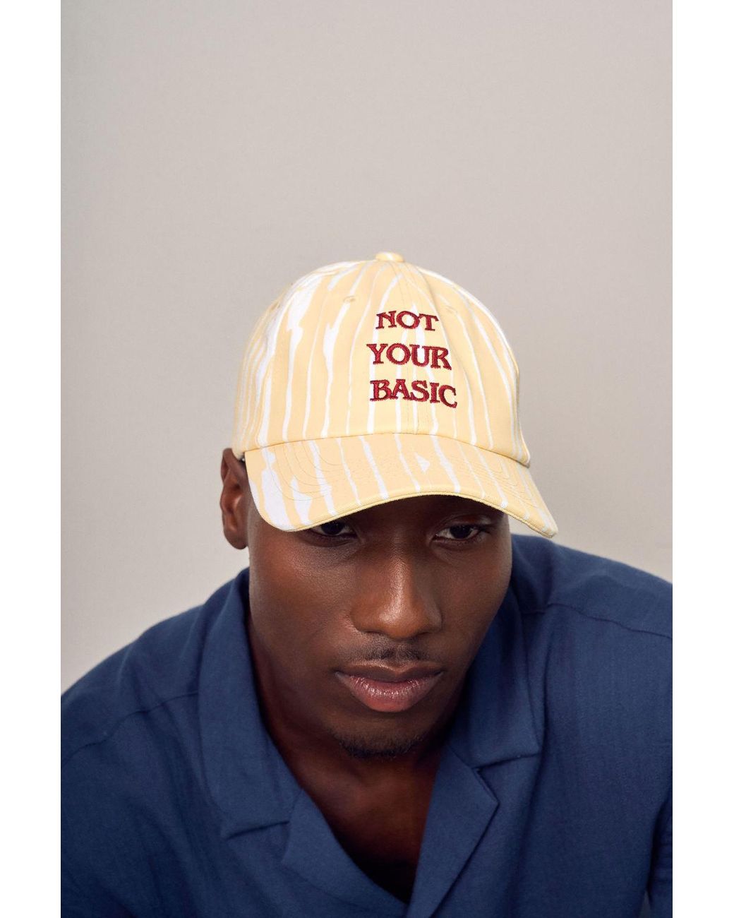 Mohala Grey Metallic Not Your Basic Cap for men