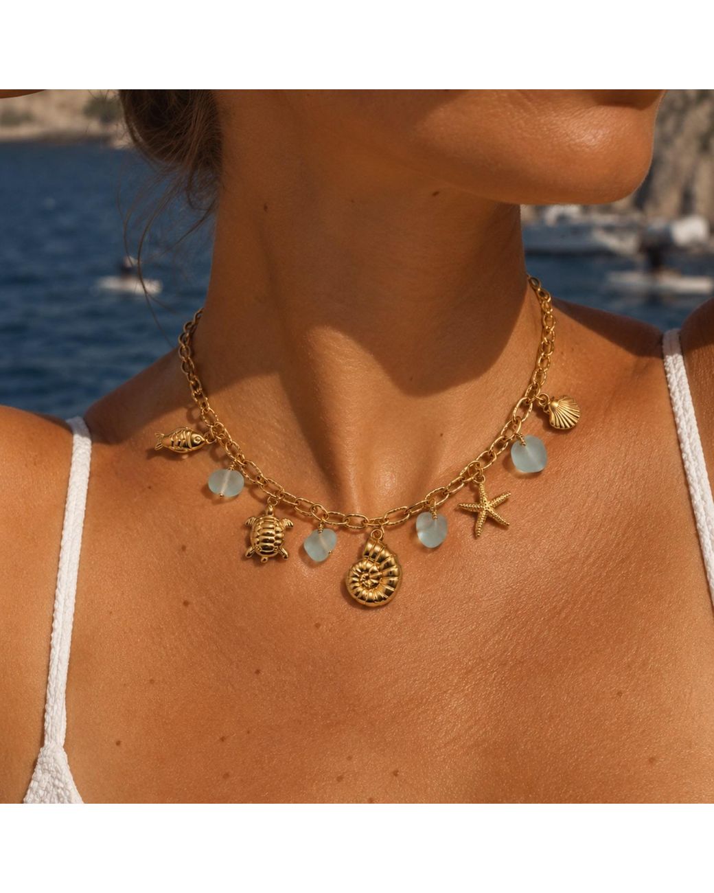 Lalinde Metallic The Floridian Necklace