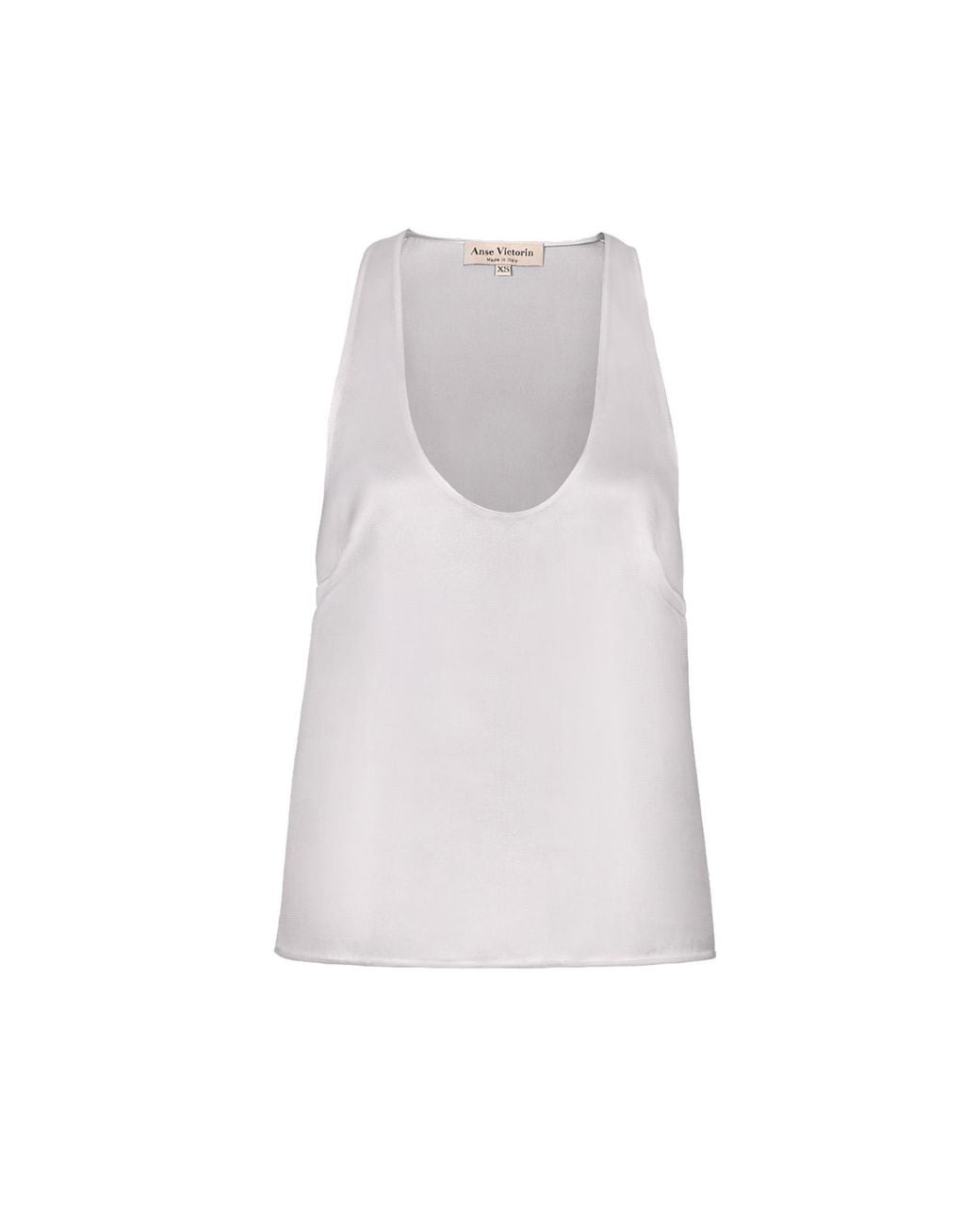 Anse Victorin White Victoria Silk Top
