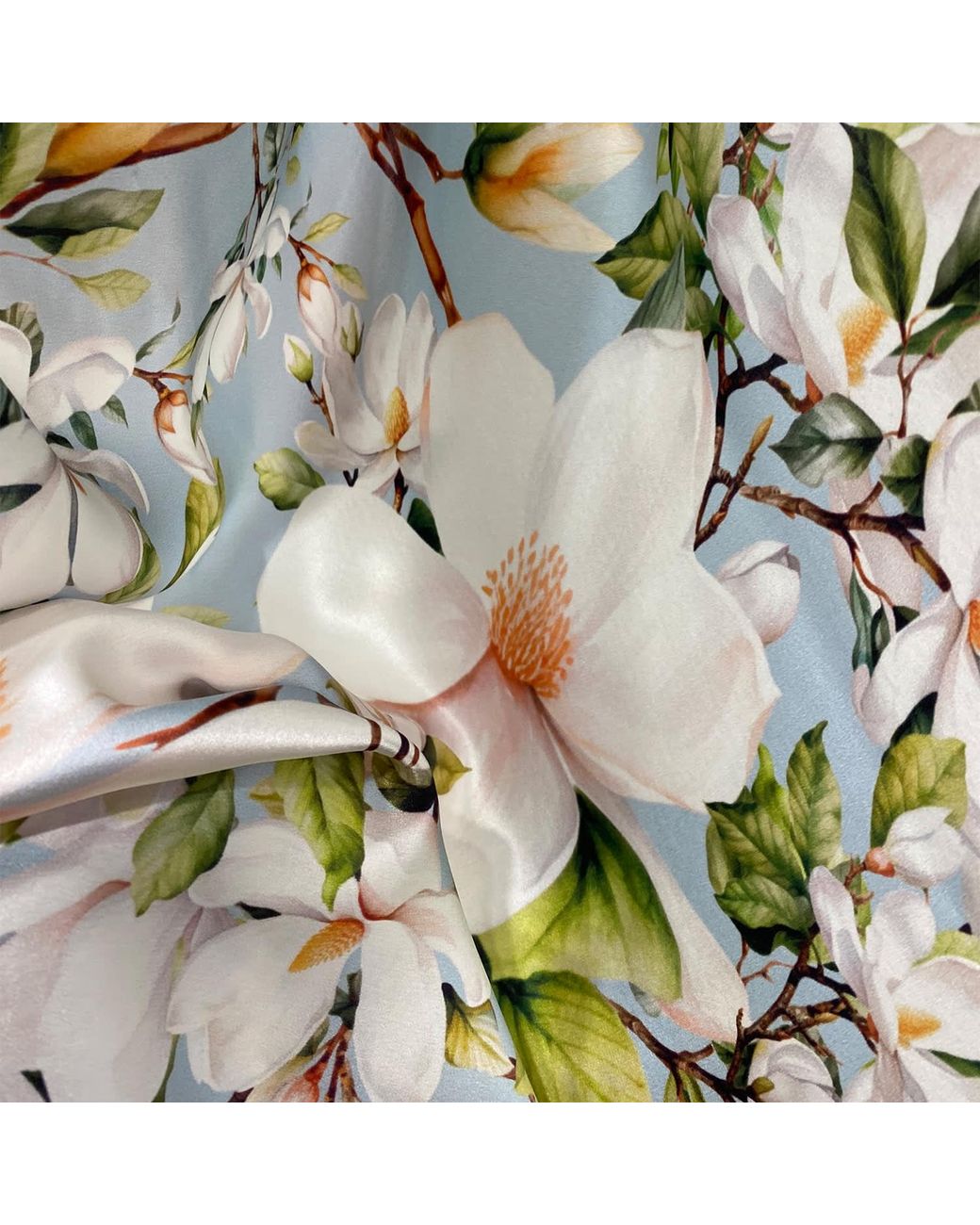 Ralufineart Green Magnolia Breeze Scarf