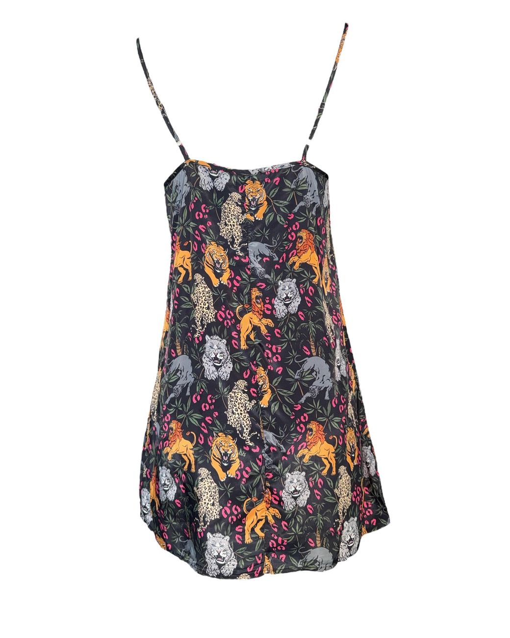 Any Old Iron Blue Big Cats Short Dress
