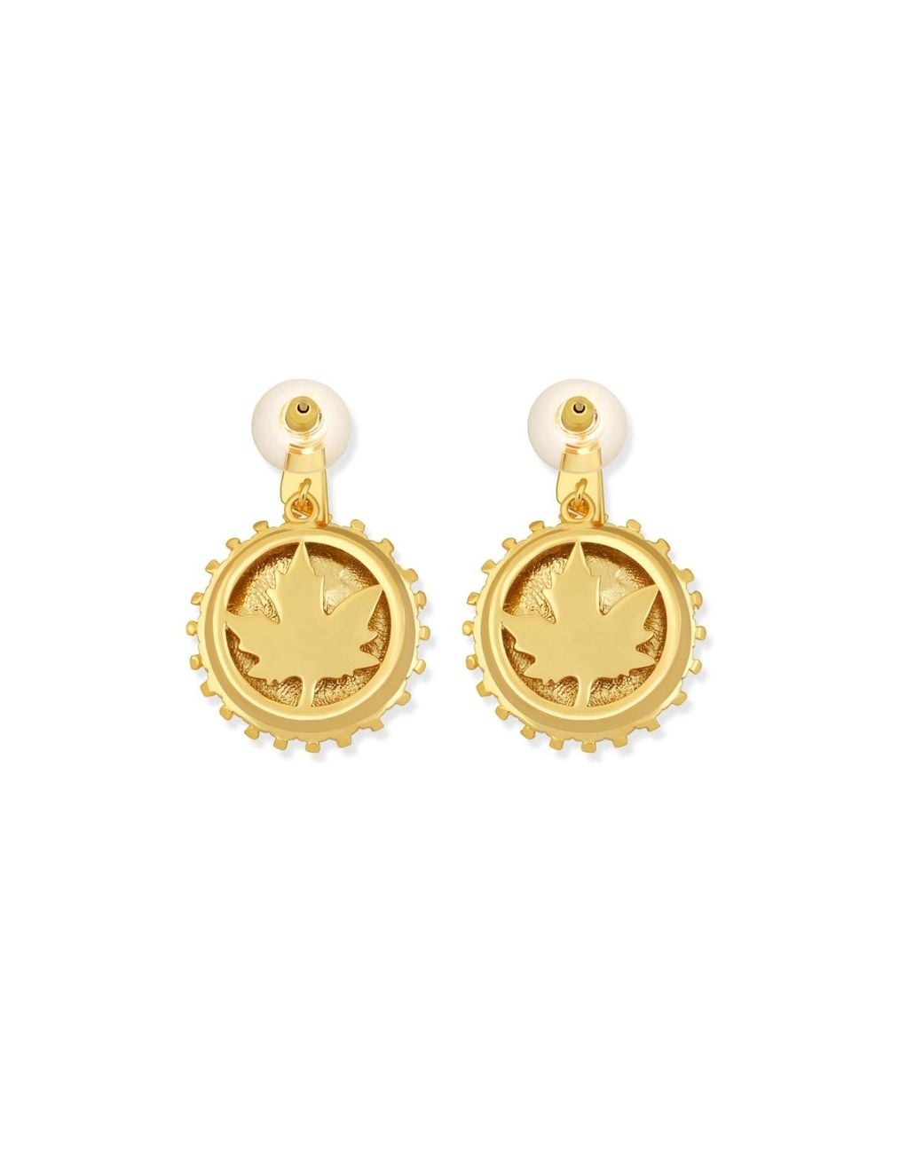 Najiba Metallic Yantra Sacred Geometry Earrings