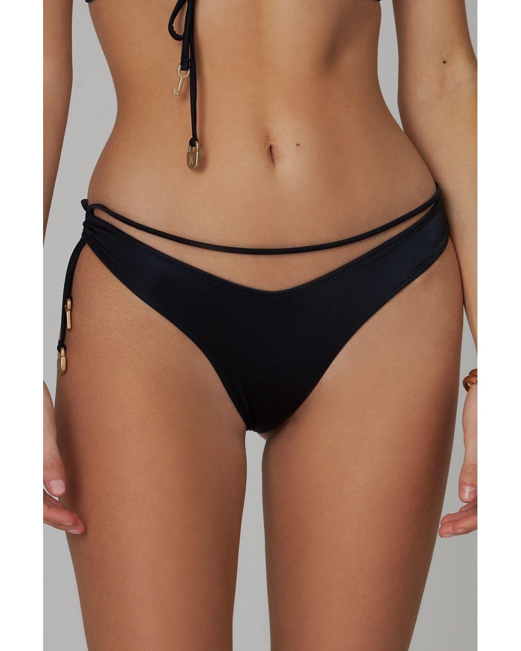 Bianca Resortwear Black Lulu Swim Bottom