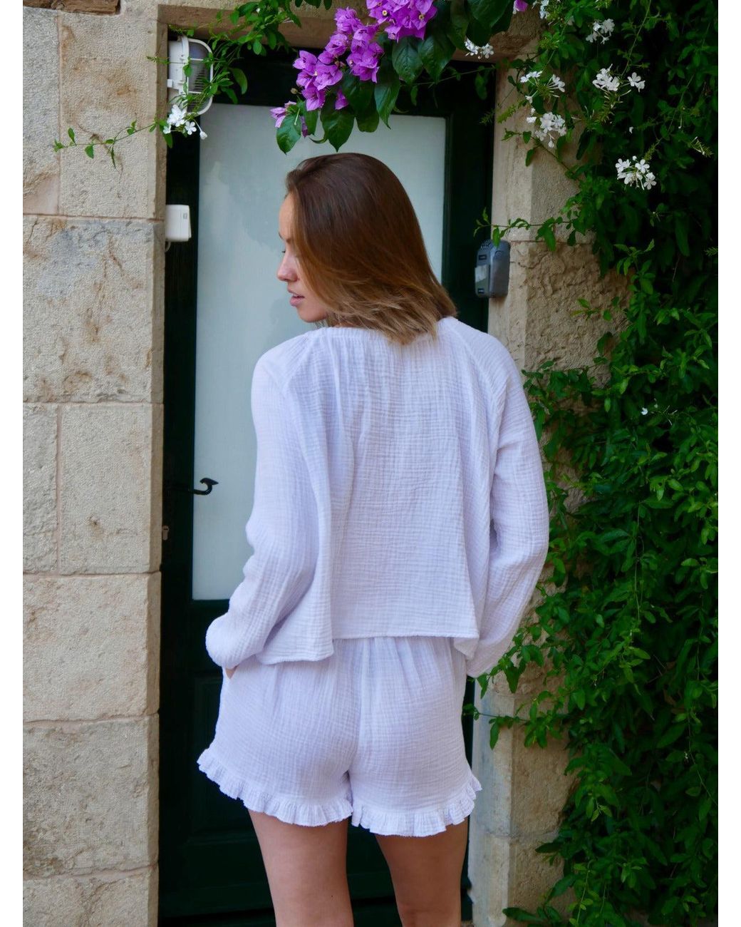 Mind Traveler White Paula Blouse