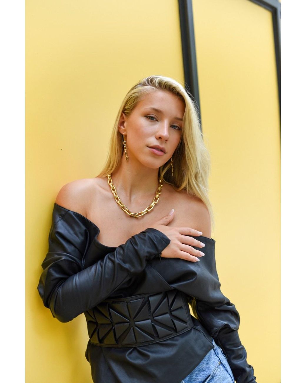 Adriana Pappas Designs Metallic Sleek Chain Necklace