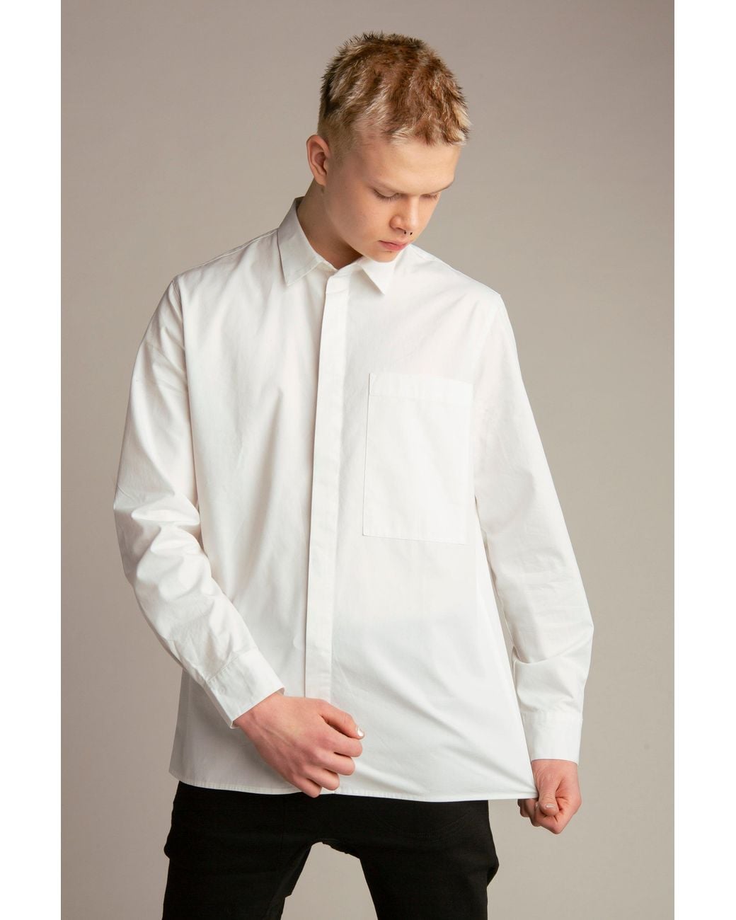 Reet Aus White Regular Fit Shirt For for men
